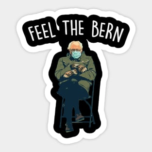 Feel The Bern Meme Sticker